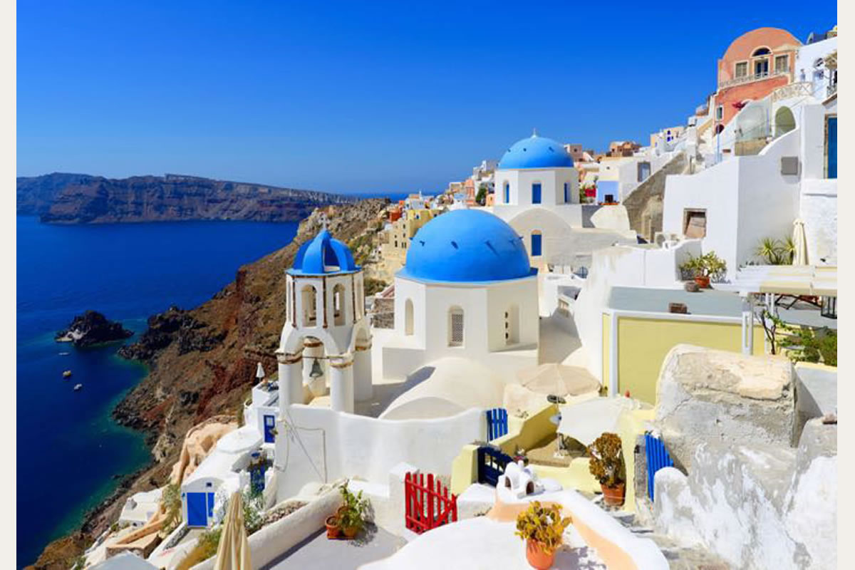 Santorini Tagesausflug von Kreta mit Eye Travel