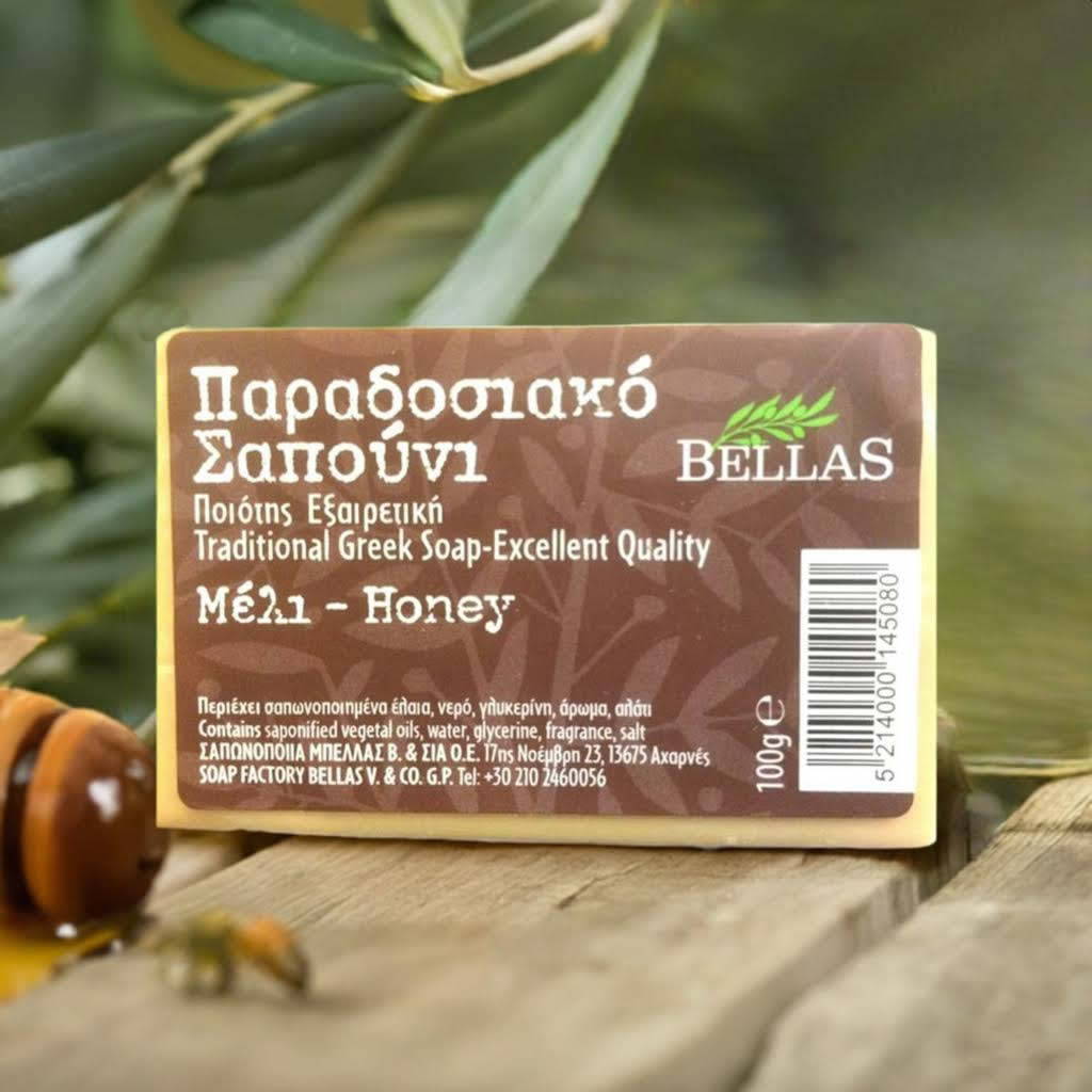Olivenölseife mit Honig aus Kreta
